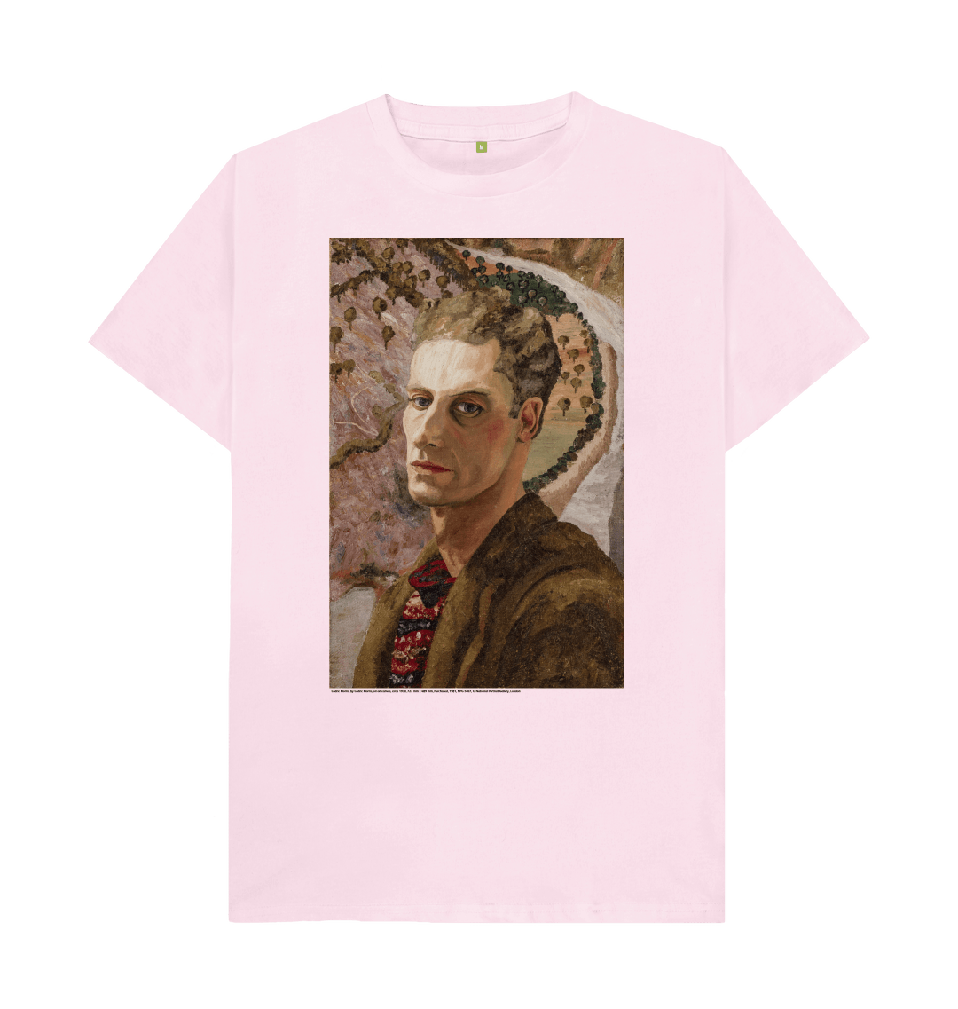 Pink printed t shirt front
