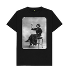 Black Printed T-shirt Front