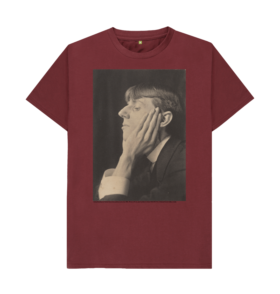 Red wine printed t shirt front