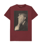 Red Wine Printed T-shirt Front