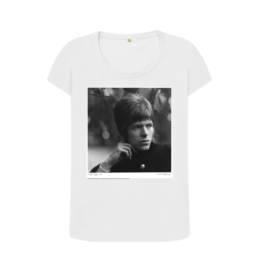 White printed t shirt front