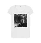 White Printed T-shirt Front