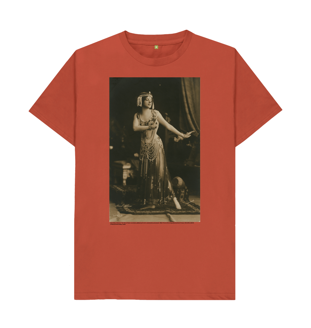 Rust printed t shirt front