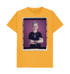 Mustard Printed T-shirt Front