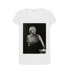 White Printed T-shirt Front