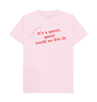 Pink Printed T-shirt Front