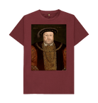 Red Wine Printed T-shirt Front
