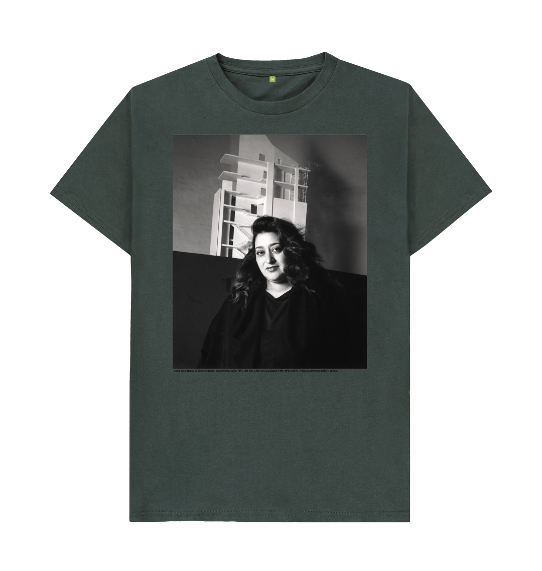 Dark grey printed t shirt front