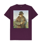 Purple Printed T-shirt Front