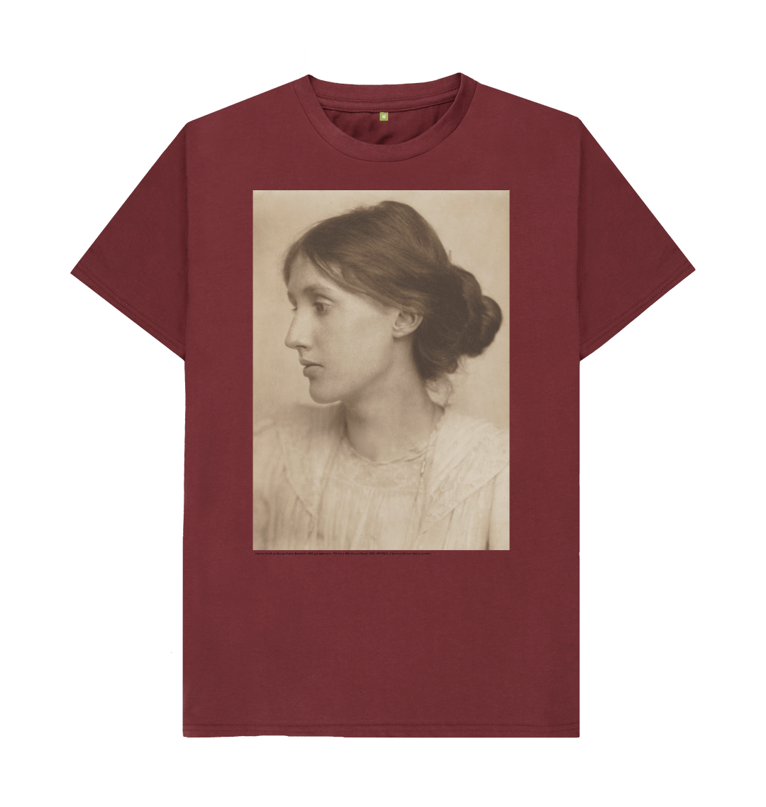 Red wine printed t shirt front