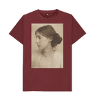 Red Wine Printed T-shirt Front