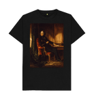 Black Printed T-shirt Front
