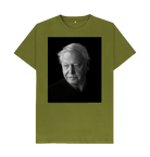 Moss Green Printed T-shirt Front