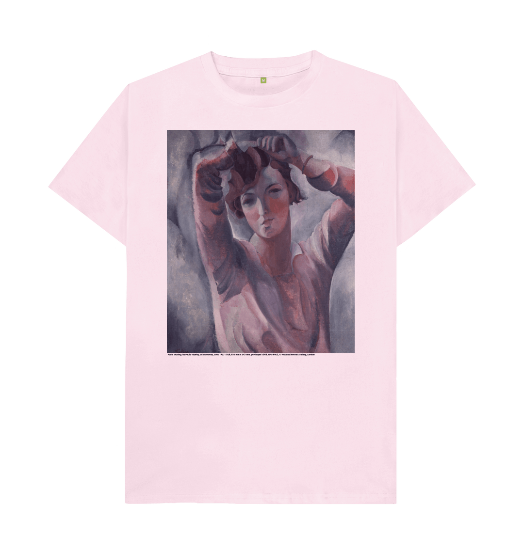 Pink printed t shirt front