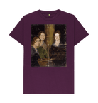 Purple Printed T-shirt Front