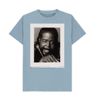 Stone Blue Printed T-shirt Front