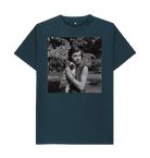 Denim Blue Printed T-shirt Front