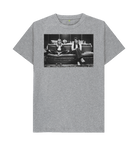 Athletic Grey Printed T-shirt Front