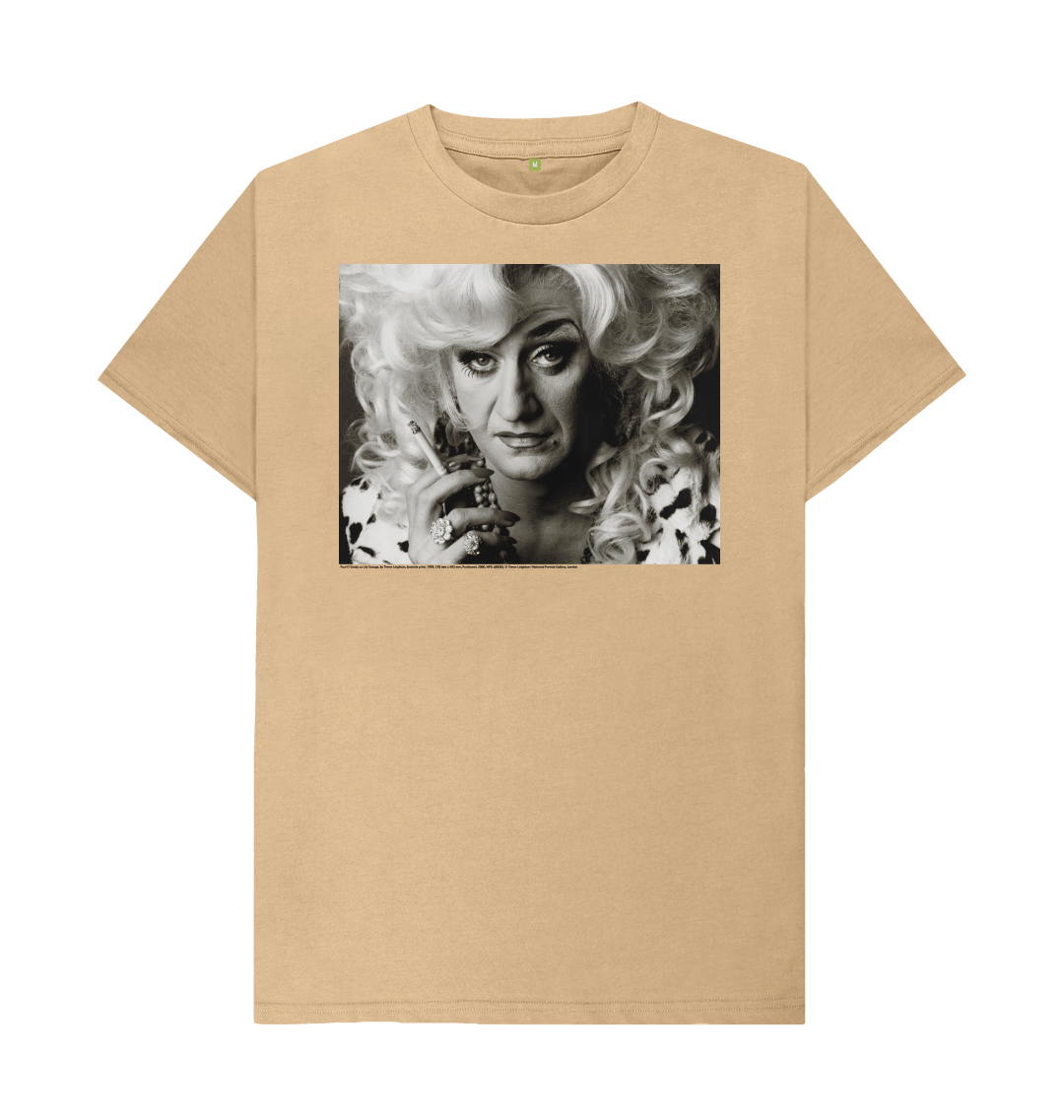 Sand printed t shirt front