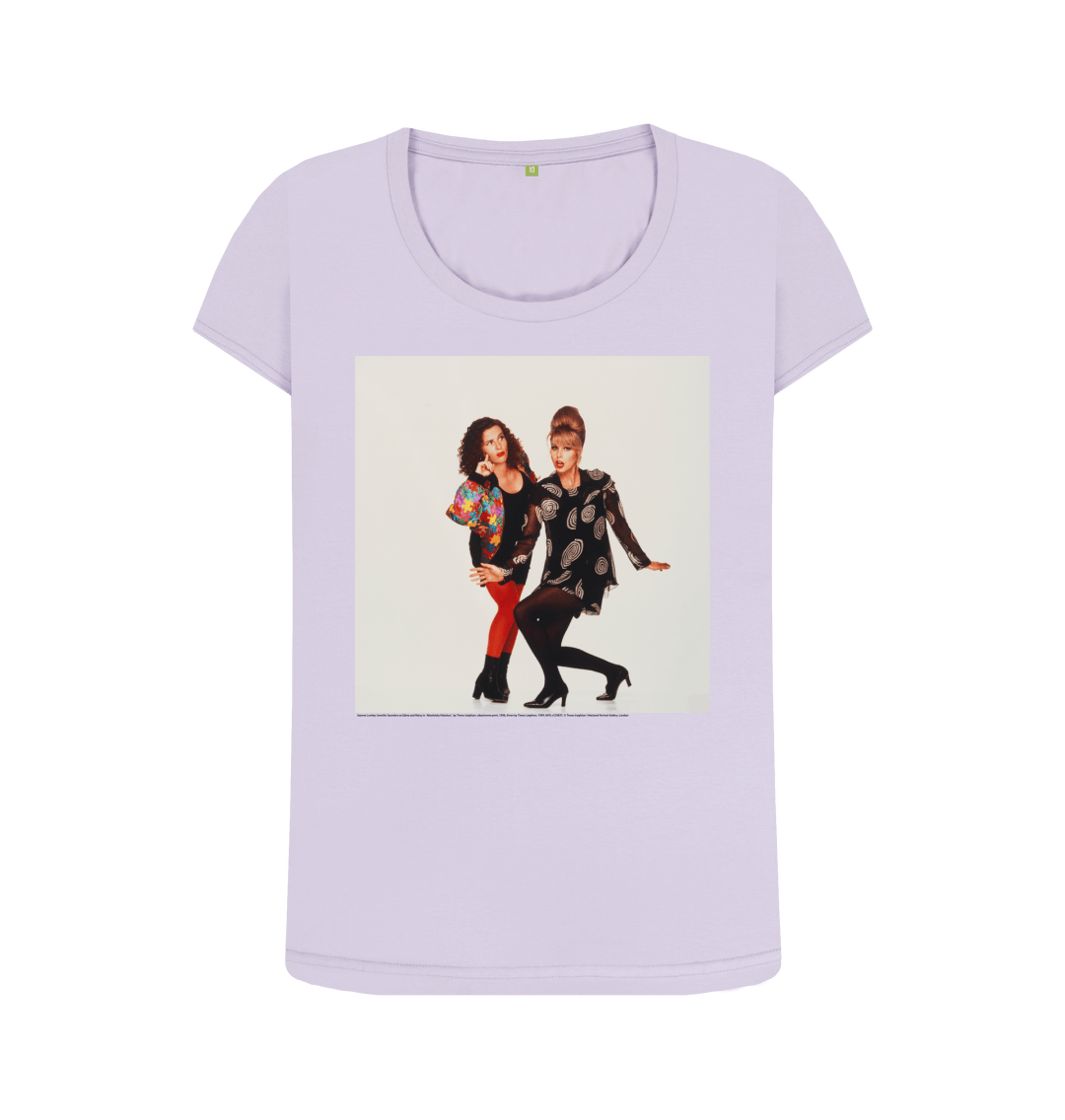 Violet printed t shirt front