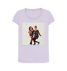 Violet Printed T-shirt Front