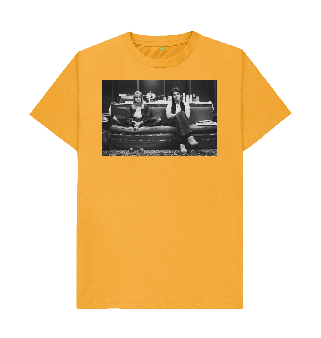 Mustard printed t shirt front