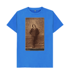 Bright Blue Printed T-shirt Front