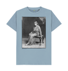 Stone Blue Printed T-shirt Front