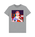 Athletic Grey Printed T-shirt Front