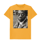 Mustard Printed T-shirt Front
