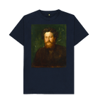 Navy Blue Printed T-shirt Front