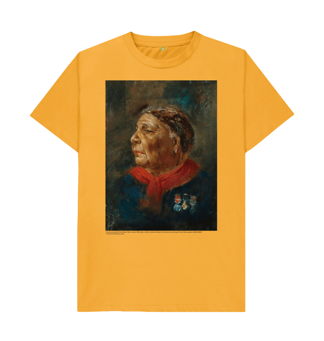 Mustard printed t shirt front
