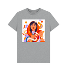 Athletic Grey Printed T-shirt Front