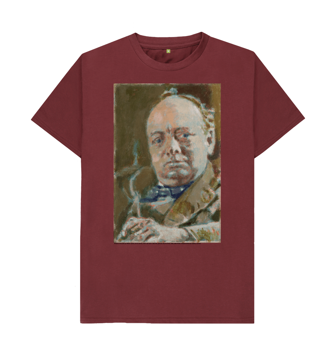 Red wine printed t shirt front