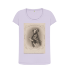 Violet Printed T-shirt Front