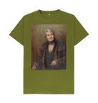 Moss Green Printed T-shirt Front