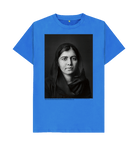 Bright Blue Printed T-shirt Front
