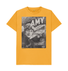 Mustard Printed T-shirt Front