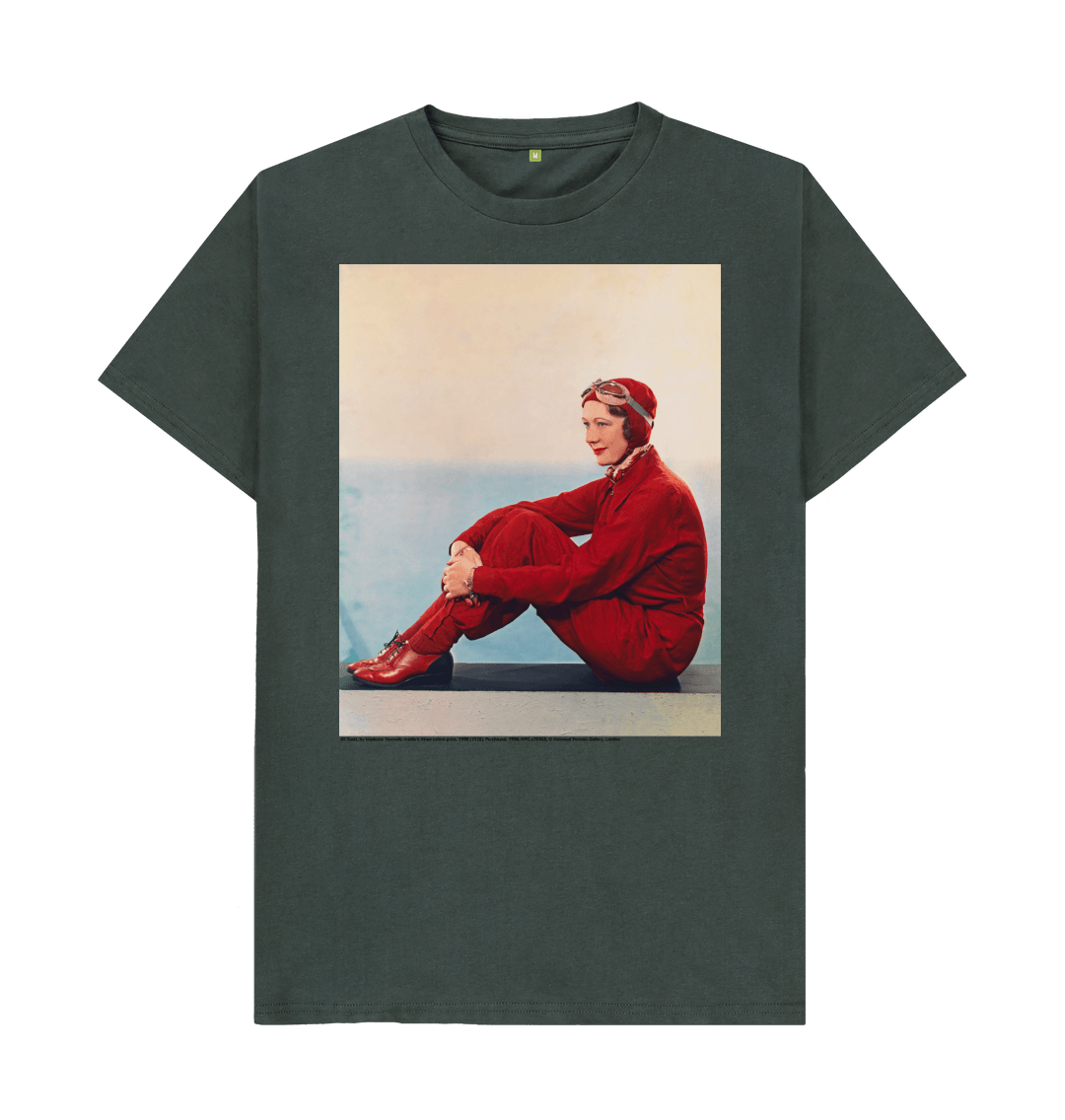 Dark grey printed t shirt front