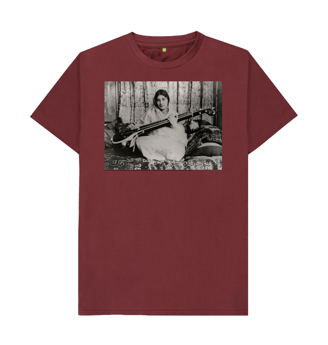 Red wine printed t shirt front