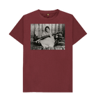 Red Wine Printed T-shirt Front