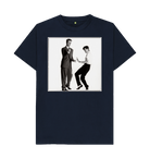 Navy Blue Printed T-shirt Front