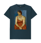 Denim Blue Printed T-shirt Front