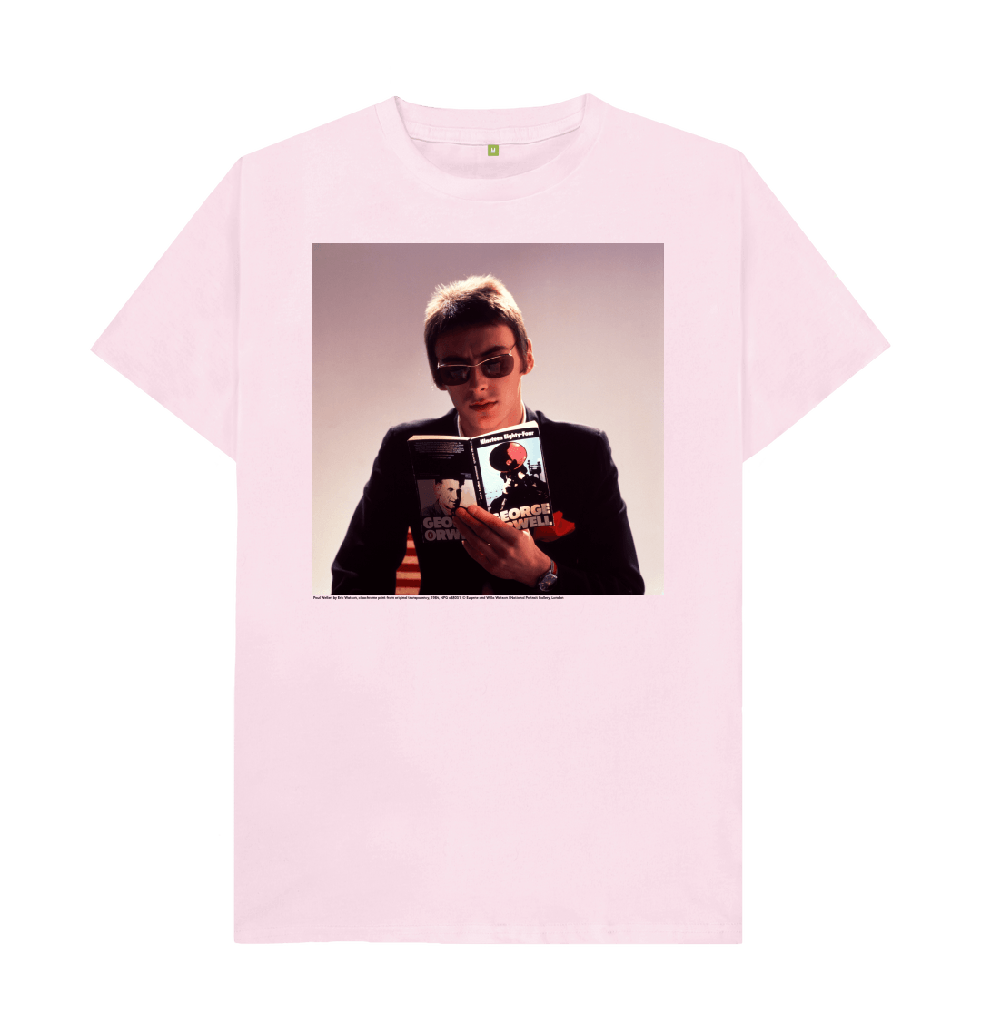 Pink printed t shirt front