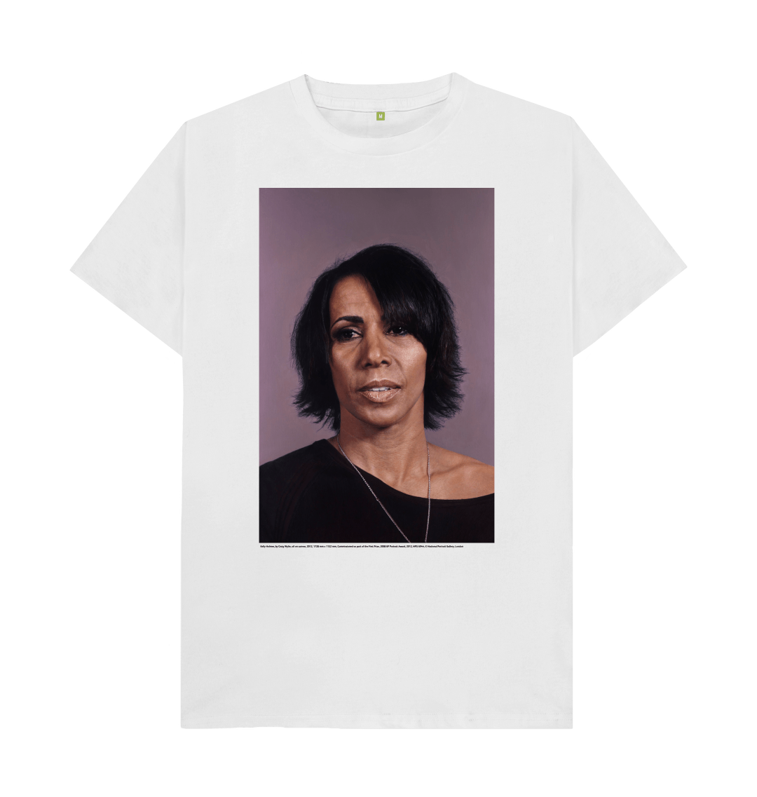 White printed t shirt front
