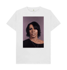 White Printed T-shirt Front