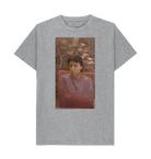 Athletic Grey Printed T-shirt Front