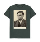 Dark Grey Printed T-shirt Front