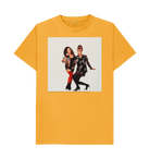 Mustard Printed T-shirt Front