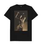 Black Printed T-shirt Front